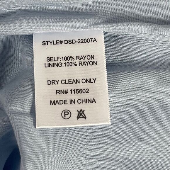 Skylar + Madison NWT Sky Blue Cloud Print Sundress Sz M - Picture 6 of 7